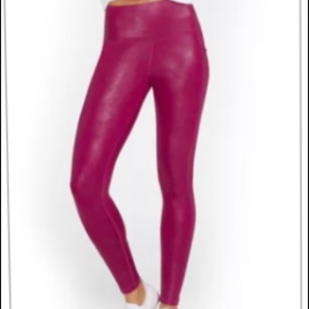 New York and Company High-Waisted Metallic Pocket Legging